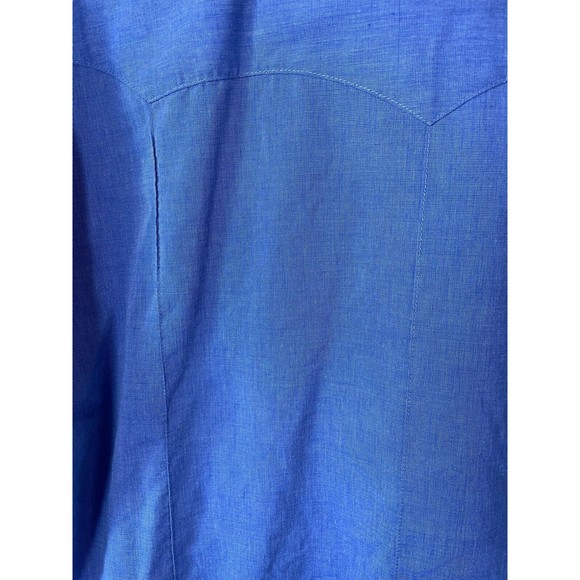 Vintage Flying R Ranchwear Pearl Snap Western Rodeo‎ Cowboy Shirt Mens XLarge - Picture 7 of 13